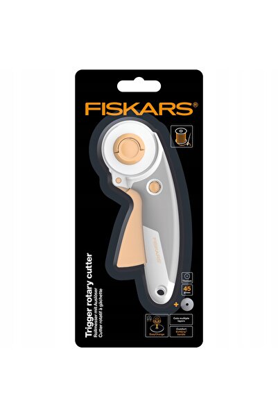 FiSKARS 45mm 1066041 Cuțit de tâmplar cu margine dreaptă pentru tăierea strat...