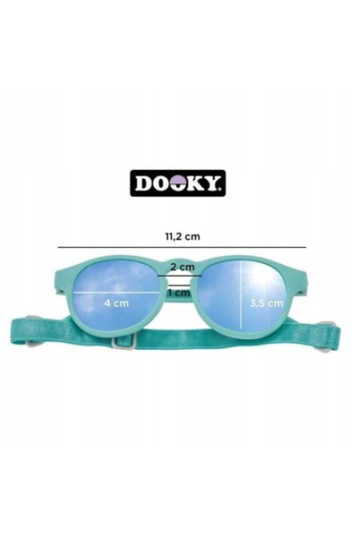 NO BRAND Dooky 6 m ochelari de soare + culoare bej