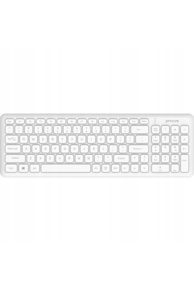 Proove Tastatură wireless clasică albă USB
