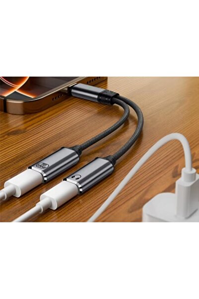 NO BRAND HUB USB 3.1 USB-C 2 ÎN 1 ADAPTOR CĂȘTI PD 100W 20V / 5A WIREWAY WW33...