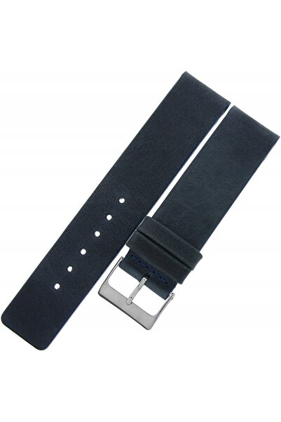 NO BRAND LAVVU Plain LSCUL22 - 22mm - ALBASTRU MARIN - Curea de ceas din piele