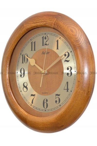 adler 21090 - 29cm - Stejar - Ceas de perete din lemn
