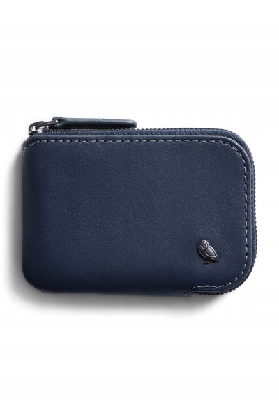 NO BRAND Portofel din piele Bellroy cu buzunar pentru carduri - Bleumarin