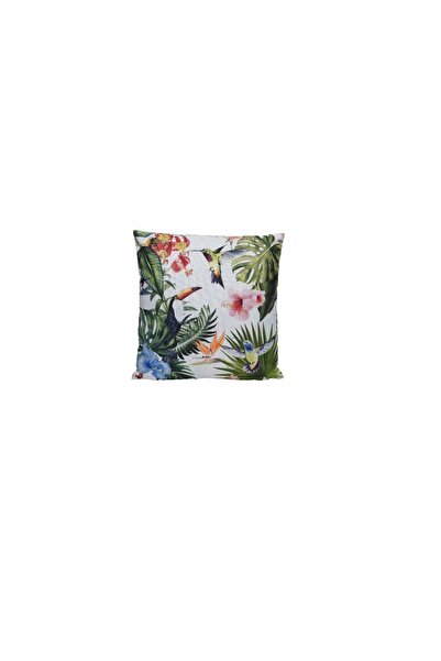 NO BRAND Husă de pernă cu umplutură Flori Colibri 45x45cm II