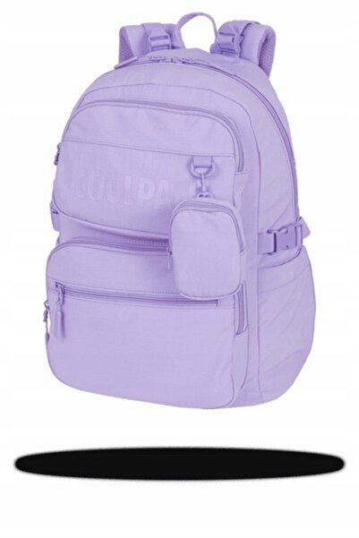 NO BRAND Rucsac școlar pentru tineret Lark CoolPack, mov pastel, cu mini-borsetă