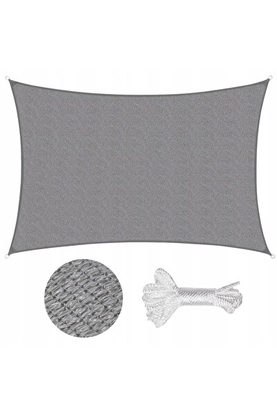 NO BRAND PANOU SOLAR DE GRĂDINĂ 200 x 300 CM SEKEY HDPE GRIS