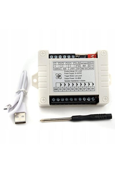 NO BRAND Player MP3 pentru Senzor, 9 Canale, Modul 60W, În Cutie, Slot SD HL