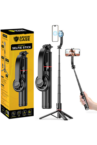 NO BRAND Carcasă tip armură, Selfie Stick, Trepied, Stick pentru telefon, Mag...