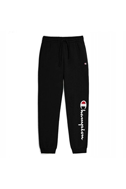 Champion Pantaloni sport de trening cu logo LEG Script, pentru tineret și fem...
