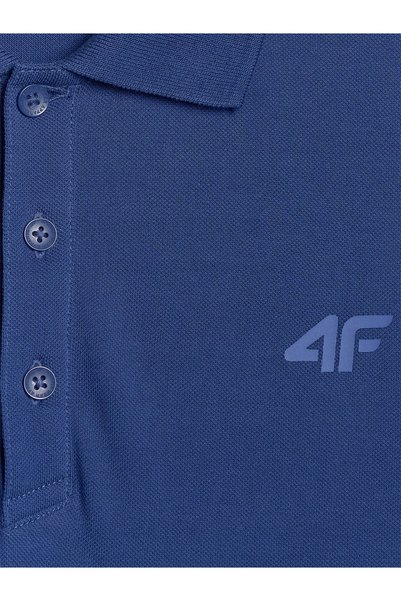 4F Tricou polo din bumbac polova pentru bărbați PTSM366 bleumarin 031S XXL