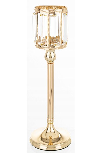 NO BRAND Suport lumânare pentru lumânări tip pastilă Art-Pol 34 cm 1 lumânare