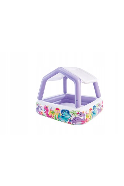 Intex Piscină gonflabilă tip acvariu cu copertină 157 x 157 x 122 cm 57470