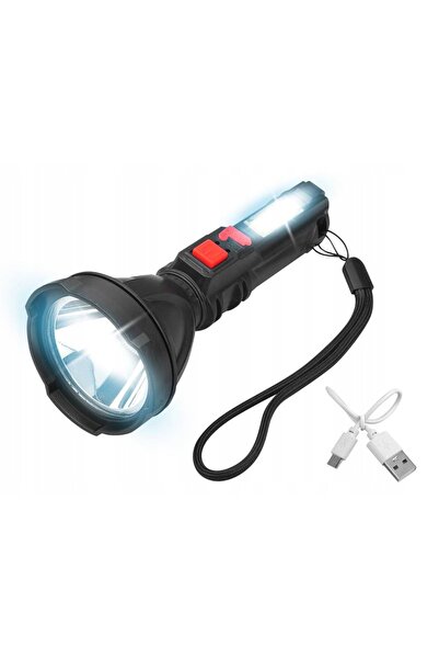 NO BRAND LATARKA 1-LED+COB CU BATERIE CABLU MICROUSB