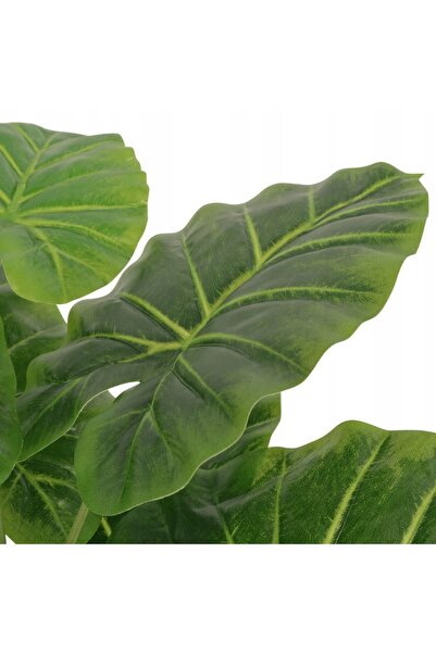 NO BRAND PLANTĂ ARTIFICIALĂ DE TARO REALISTICĂ 45CM VERDE CU Ghiveci VIDAXL