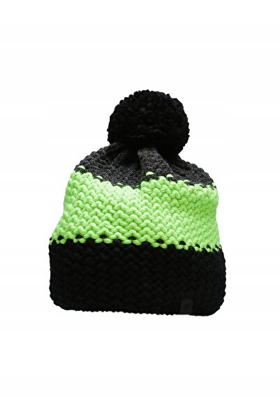 4F Set călduros CAP M012 cu fleece + KOMIN verde/negru / M