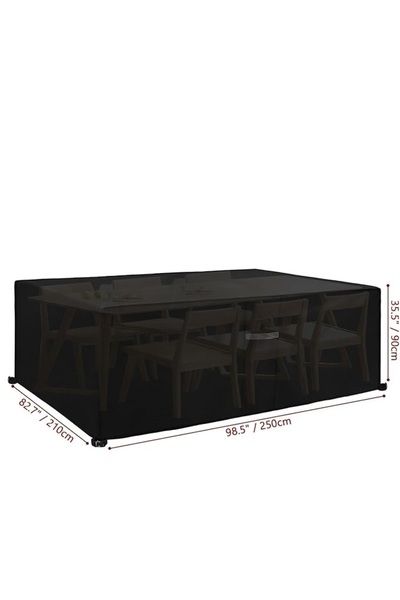 NO BRAND HUSĂ IMPERMEABILĂ PENTRU MEBLURI DE GRĂDINĂ 250X210X90 CM