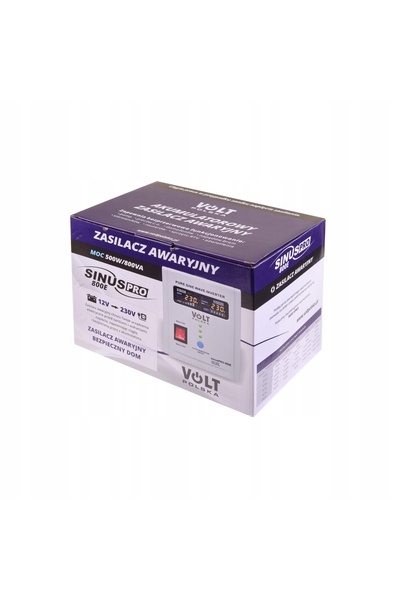 VOLT POLSKA UPS SINUS PRO 800E 800W 12 230 Sursă de alimentare de urgență GRA...