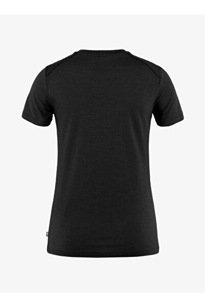 Fjällräven Fjallraven Abisko Wool SS Tricou de damă din lână merino - negru L