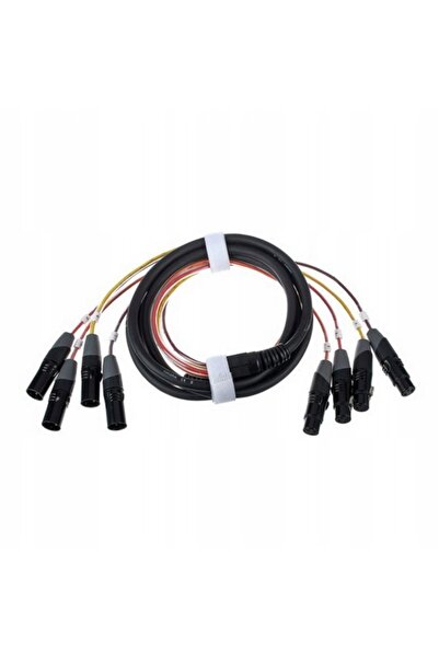 NO BRAND Cablu multipair multicore audio microfon 8x XLR 3 m pro snake 403 Mult