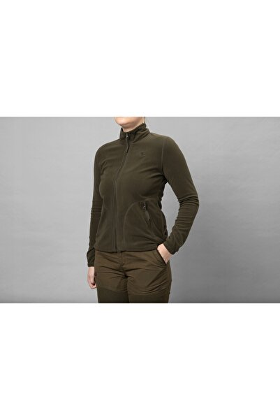 NO BRAND Hanorac din fleece pentru femei SEELAND DEW - Verde măsliniu închis ...
