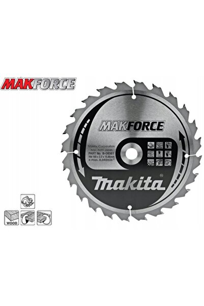 Makita Disc pentru tăiere lemn 190x15,88mm 24Z Makforce B-08361