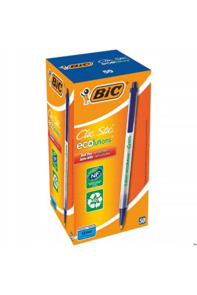 Bic ECOLUTIONS CLIC STIC 1,0mm ALBASTRU creion mecanic x 30