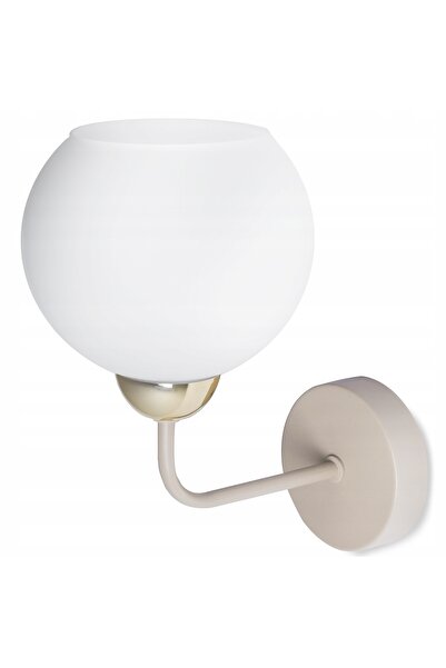 NO BRAND Lampă de perete din cașmir bej, tip bilă, pentru living, bucătărie, ...
