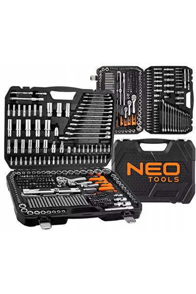 NEO Tools NEO Set mare de chei tubulare 300 piese 1/2 1/4 3/8 - Chei tubulare...