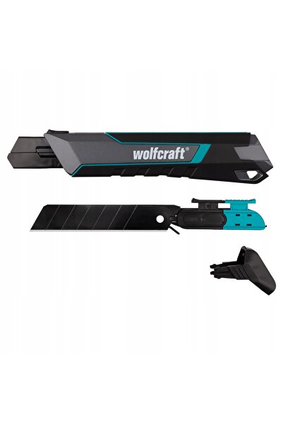Wolfcraft Cuțit pentru tapet, cuțit metalic pentru tapet, lame de rezervă 25m...