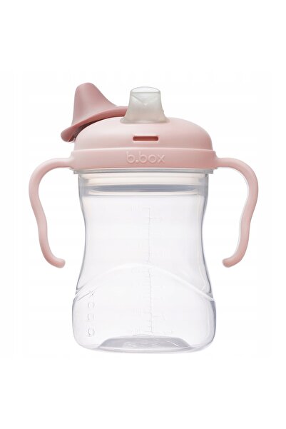 b.box Cănuță de învățare pentru bebeluși - set 3-în-1, 240 ml, Roz pudrat