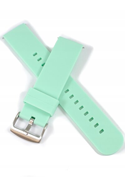 NO BRAND Curea de ceas din silicon turcoaz pentru smartwatch 22 mm LAVVU LS00T22