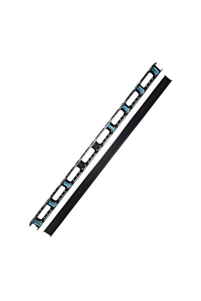 ASYTECH Networking Organizator vertical cabluri, metalic, 47U - ASY-VCM-47