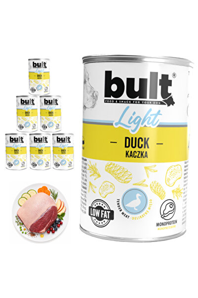 Bult LIGHT hrană umedă completă pentru câini Rață Conservă 6x400g Foarte Dige...