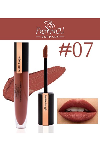 famina21 Matte Magic Long Lasting Lip Gloss Matte Liquid Lipstick