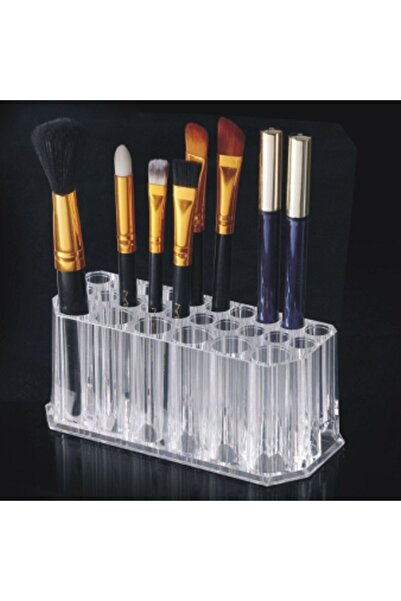 Zâna Casei Makeup Brush & Pencil Organizer with 26 Slots - 12x5x6cm