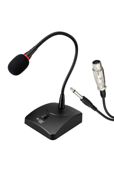 MagicVoice MV-H05 Kablolu Kürsü Mikrofonu Spiral Akrobat Gövde