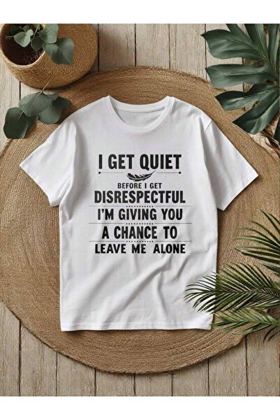 21JNRY Women's "Before You Disrespect Me, I'll Stay Silent" Funny Cartoon Let...