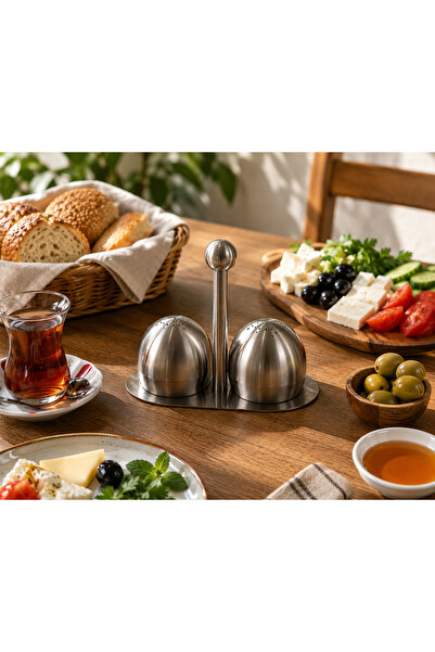 YDGR 2-Piece Metal Salt and Pepper Shaker Set – Spice Container with Carrying...
