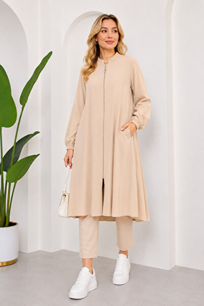 Moda Kazanç Mevsimlik fermuarlı tunik