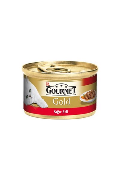 Purina Gourmet Gold Sığır Etli Soslu Kedi Konserve Mama 85 gr