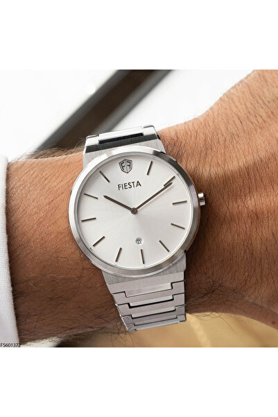 Fiesta Fs601372 Men's Wristwatch with Steel Strap