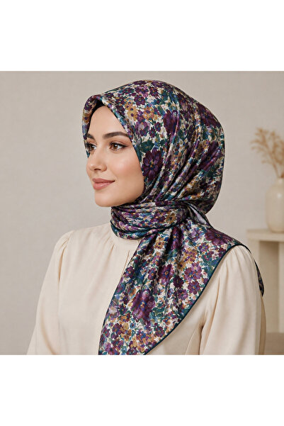 ZER Organic Pamuklu Soft Eşarp Çıtır Çiçek Desen