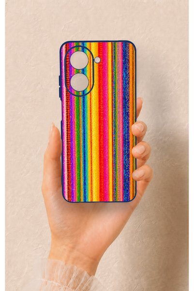 Vip Case Redmi A5 Compatible Colorful Patterned Silicone Case
