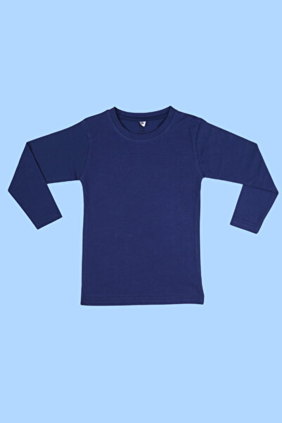 NOBLEKIDS Boy's Long Sleeve Basic Bodysuit Navy Blue