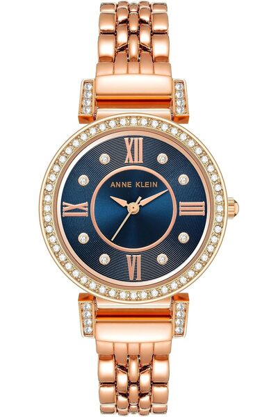 Anne Klein Women's Premium Crystal Accented Bracelet Watch, AK/2928