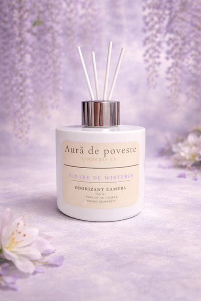 OEM Room diffuser with sticks – Wisteria Flower | Story Aura