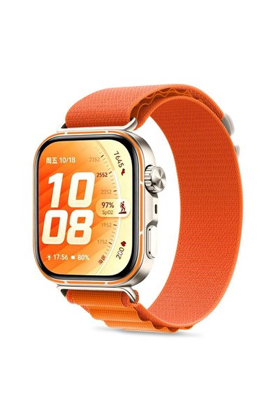 Tech-Protect Nylon Pro Strap for Huawei Watch Fit 3/4/4 Pro/5/5 Pro, Orange