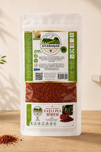 ATABAŞAK Doğal Tatlı Pul Biber 250 Gr