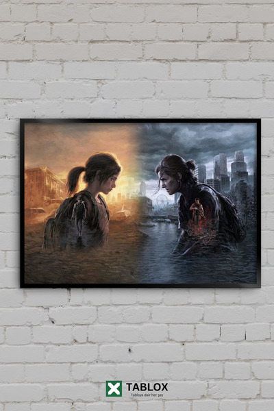 TABLOX The Last Of Us Ellie Part I Part II Tablou decorativ din MDF cu aspect...