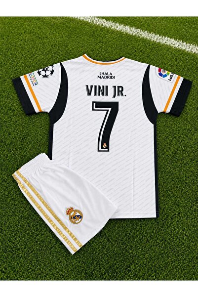 BYSPORTAKUS R.Madridd 23-24 Sezonu Vini Jr. İç Saha Çocuk Forması
